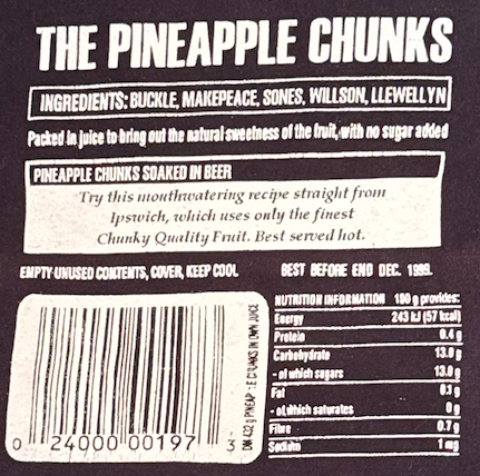 Original Pineapple Chunks can artwork